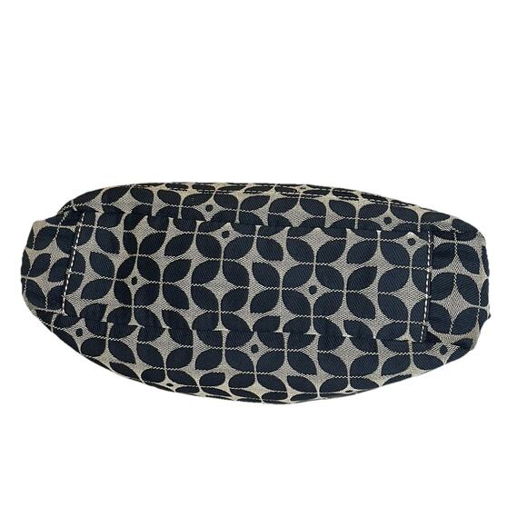 Fossil Black Gray Canvas Crossbody Marlow Pattern Shoulder Bag Classic Design - Picture 4 of 11